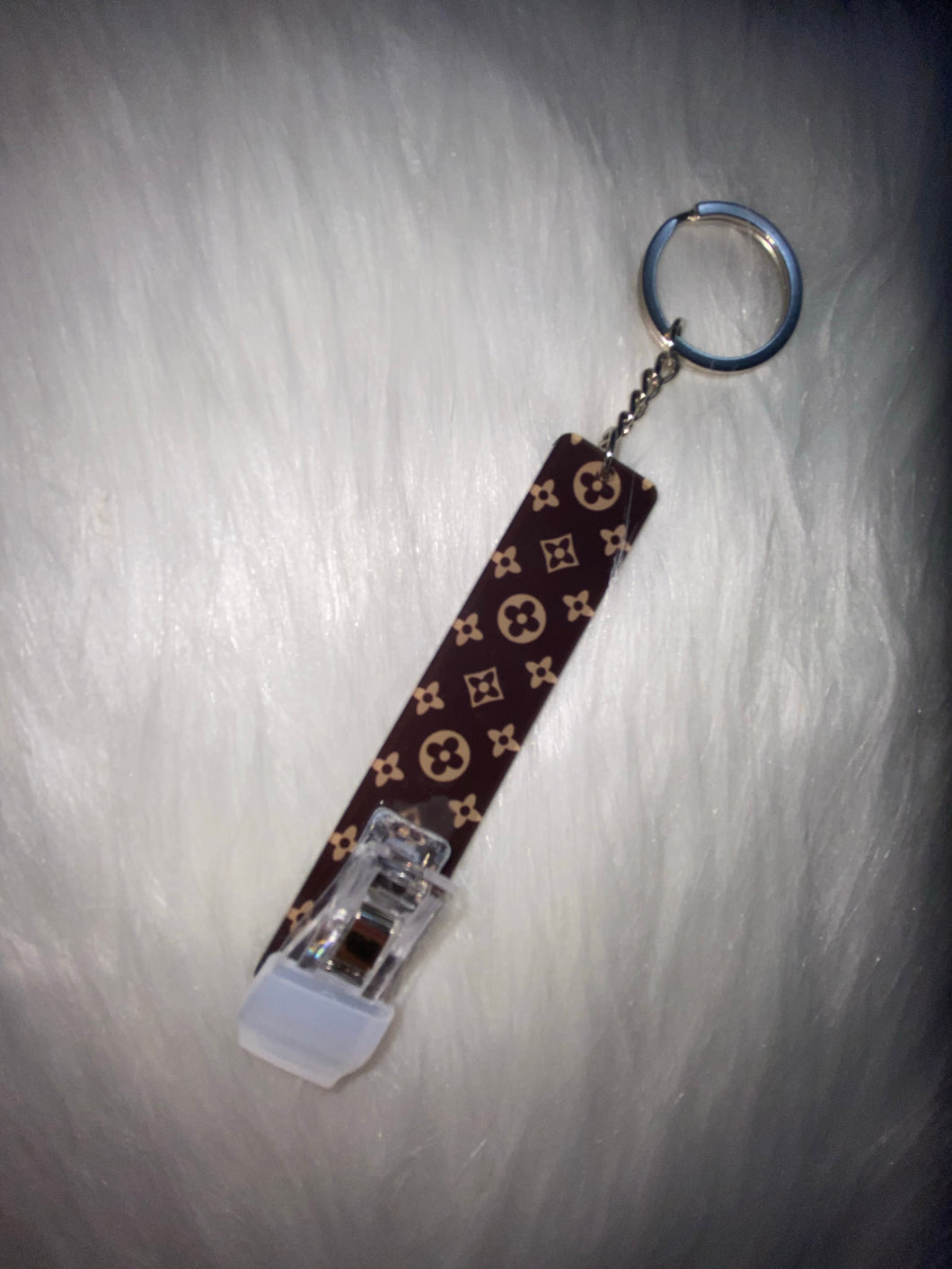 Brown LV card grabber